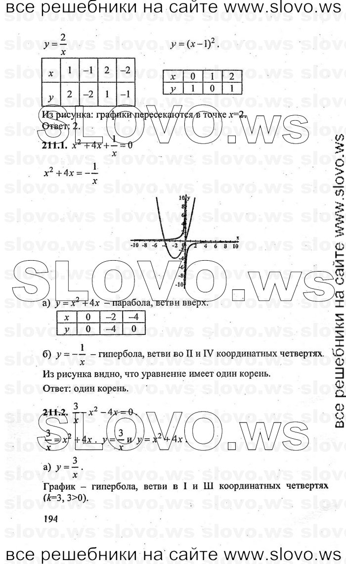 Решение примера № 194. решебник (гдз) скачать